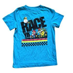 Brand New Super Mario Bros Mario Kart Race Ya Graphic Tee Shirt - Sz XS